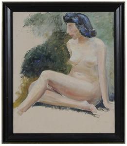 RUMSEY LORD Evelyn 1877-1963,Seated Nude,Brunk Auctions US 2018-03-23