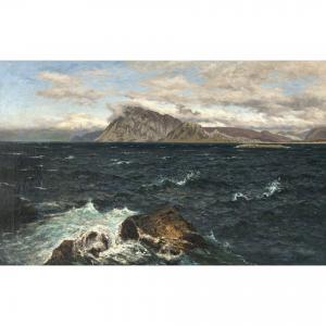 RUNGE Ludwig Fried. Julius 1843-1922,Fjordlandschaft,Neumeister DE 2023-12-06