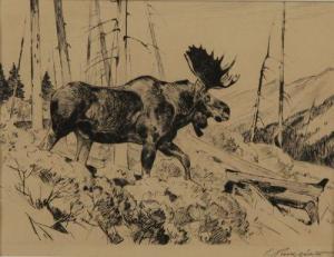 RUNGIUS Carl Clemens Moritz 1869-1959,The Traveler,Jackson Hole US 2011-09-17