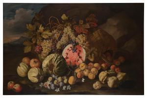 RUOPPOLO Giovan Battista 1629-1693,Assortment of fruit in a landscape,Sotheby's GB 2023-05-25