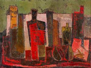 RUPERTI Madja 1903-1981,Untitled. Composition,1958,Kaupp DE 2020-11-20