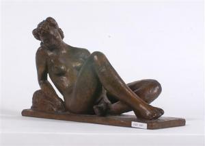 RUPP Walter 1902-1955,Reclining woman. 1948.,1948,Galerie Koller CH 2008-05-24