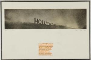 RUSCHA Edward Joseph 1937,Hollywood Collects,1970,Los Angeles Modern Auctions US 2009-06-07