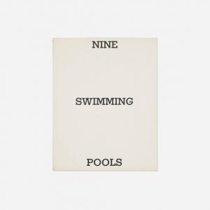 RUSCHA Edward Joseph 1937,Nine Swimming Pools and a Broken Gl,1968,Los Angeles Modern Auctions 2024-04-24