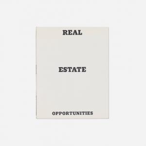 RUSCHA Edward Joseph 1937,Real Estate Opportunities,1970,Los Angeles Modern Auctions US 2024-04-24