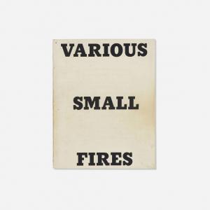 RUSCHA Edward Joseph 1937,Various Small Fires,1964-1970,Los Angeles Modern Auctions US 2024-04-24