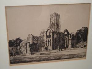 RUSHBURY Henry George 1889-1968,Aruined cathedral,1940,Dreweatt-Neate GB 2006-06-14