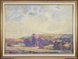 RUSHTON George Robert 1869-1947,Autumnal Landscape,Halls GB 2022-07-06