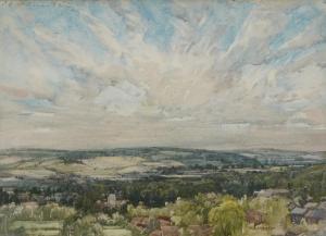 RUSHTON George Robert 1869-1947,Panoramic landscapes,Eastbourne GB 2023-01-11
