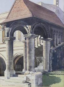 RUSHTON Roland 1907-1997,Norman Staircase, Canterbury,Ewbank Auctions GB 2021-10-28