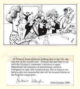 RUSHTON William 1937-1996,Princess Anne and the Olympic Committee,1995,Bloomsbury London 2012-02-16