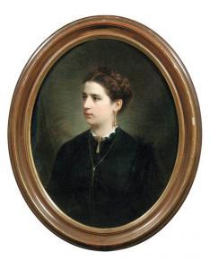 RUSS Jnr. Franz 1844-1906,Ritratto della moglie,1869,Finarte IT 2006-10-05