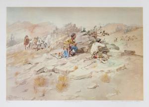 Russell Charles Marion 1864-1926,Indian Stalking Elk,1893,Ro Gallery US 2010-08-25