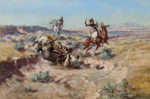 Russell Charles Marion 1864-1926,The Broken Rope,1904,Scottsdale Art Auction US 2024-04-12