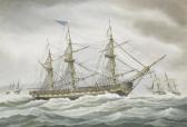 RUSSELL Edward John 1832-1906,The U.S.S. President,1904,Bonhams GB 2014-06-25