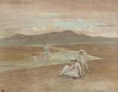 RUSSELL GEORGE 1900-1900,BATHERS AT DUSK,Whyte's IE 2016-02-29