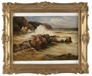 RUSSELL George Horne 1861-1933,Crashing waves,Eldred's US 2024-01-04