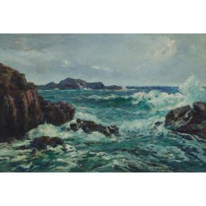 RUSSELL George Horne 1861-1933,INCOMING TIDE, GRAND MANAN,Waddington's CA 2024-02-01