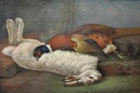 RUSSELL James B,A study of game, winter hare and pheasant,Shapes Auctioneers & Valuers 2011-12-03