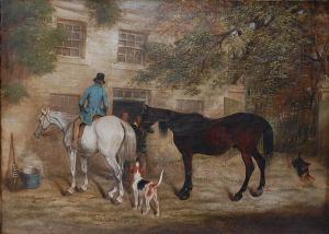 RUSSELL RYOTT james 1810-1860,Pair; Coming in from grass and In hunting co,1848,Lacy Scott & Knight 2018-09-15