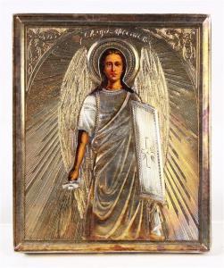 RUSSIAN SCHOOL,Archangel Michael,19th century,Clars Auction Gallery US 2018-05-20