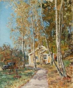 RUSSIAN SCHOOL,Car and Cabin under Aspen Trees,Sloans & Kenyon US 2003-05-31