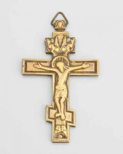 RUSSIAN SCHOOL,Christus am Kreuz über Schädel Adams,1995,Schuler CH 2018-03-21