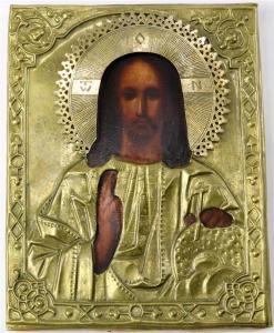 RUSSIAN SCHOOL,depicting Christ,Clars Auction Gallery US 2018-08-12