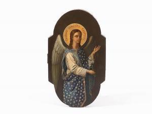 RUSSIAN SCHOOL,Icon of the Annunciation with Angel Gabriel,2016,Auctionata DE 2016-05-25