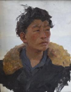 RUSSIAN SCHOOL,Mongol boy,1957,Moore Allen & Innocent GB 2017-07-07