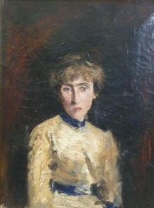 RUSSIAN SCHOOL,Portrait de dame.,Damien Leclere FR 2011-09-10