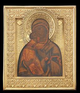 RUSSIAN SCHOOL,The Mother of God of Vladimir,Bonhams GB 2019-06-05