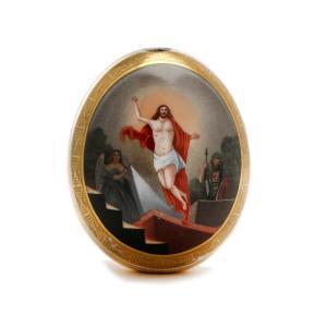 RUSSIAN SCHOOL,the resurrection of Jesus,c.1900,Bruun Rasmussen DK 2017-06-12