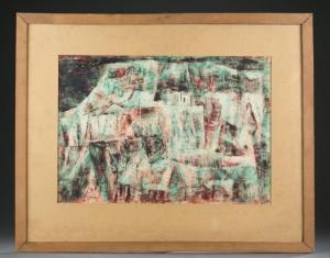 RUSSO Alexander Peter 1922,Abstract Landscape,1953,Quinn's US 2015-06-13