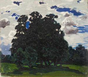 RUSZCZYC Ferdynand 1870-1936,Clouds over Bohdanów ("Study"),1900,Desa Unicum PL 2024-03-21