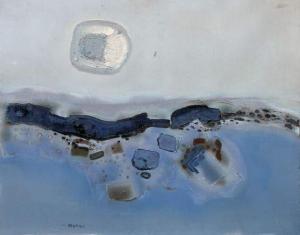 RUTILI Charles 1939,Composition Bleue Abstraite,Aguttes FR 2007-11-22