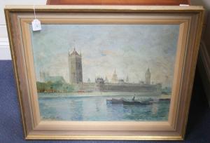 RUTLEDGE william 1732-1786,The River and Houses of Parliament,Tooveys Auction GB 2013-08-06
