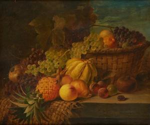 RUTTEN James,Composition aux fruits sur entablement,Horta BE 2014-11-17