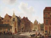RUTTEN Johannes, Jan 1809-1884,Market day near the Riedijkspoort,Christie's GB 2014-11-25
