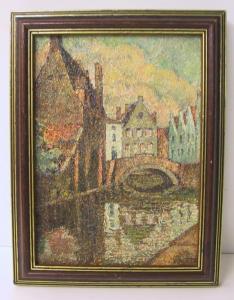 RUTTEN M,Pointillistisch zicht op Brugge,1949,Aeko BE 2010-03-29