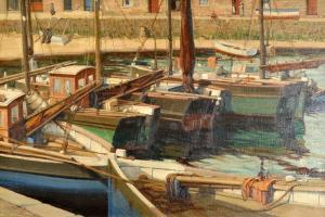 RUTTER Thomas William,A busy harbour,1930,David Lay GB 2016-05-05