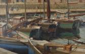 RUTTER Thomas William,busy harbour,1930,David Lay GB 2016-10-27