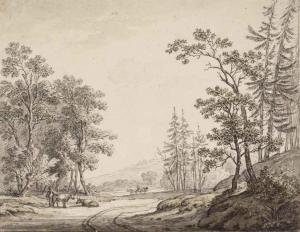 RUYTENSCHILDT Abraham Johannes 1778-1841,View in Gelderland,1829,Christie's GB 2015-05-13
