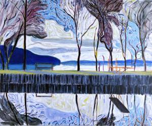 RYAN Philip 1960,Lake Breeze,Gormleys Art Auctions GB 2023-12-05