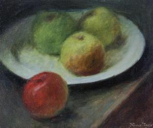 RYAN Thomas 1929-2021,Plate of Apples,1980,Adams IE 2016-12-07
