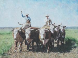 RYAN Tom 1977,Last of the Herefords,Dallas Auction US 2012-01-28