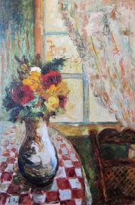 RYBACK Issachar Ber 1897-1935,Flowers in the Vase,1915,Matsa IL 2024-03-27