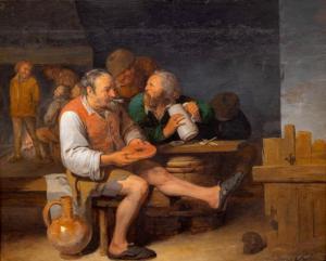 RYCKAERT David III 1612-1661,Smoking and drinking in an inn,1659,Venduehuis NL 2023-11-15