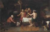 Ryckaert II David,Jupiter and Mercury in the house of Philemon and B,1639,Christie's 2002-01-25