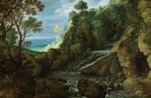 Ryckaert Marten 1587-1631,A rocky landscape with a waterfall,Palais Dorotheum AT 2021-11-10